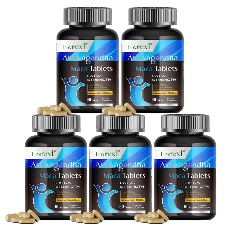 Ashwagandha Maca Tablets - Male Supplement - Endurance for Men