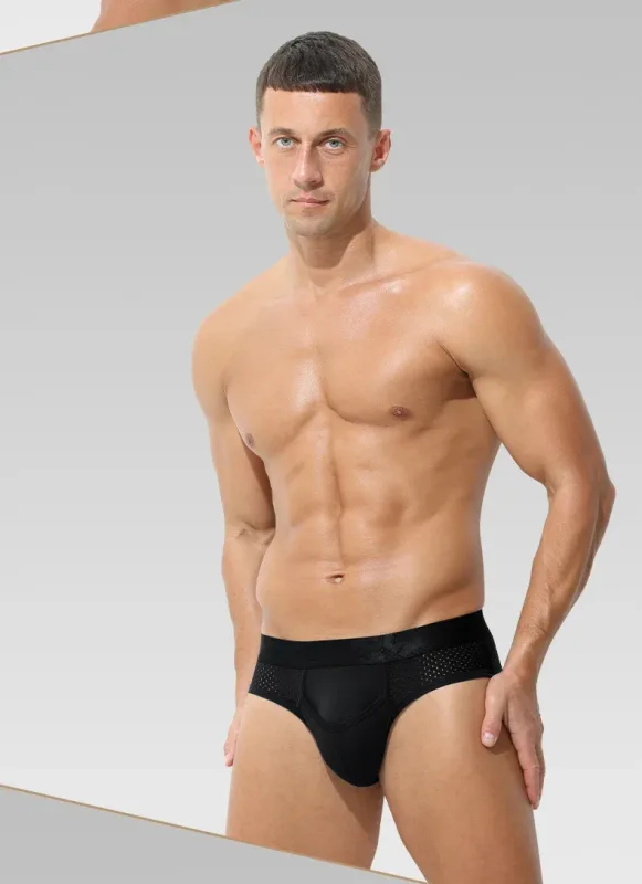 Bullet Separation Panties Men's Sexy U-Convex Briefs Vein Ice Silk Scrotal Rim Sperm Cord Shorts Varicose Heads — image 22