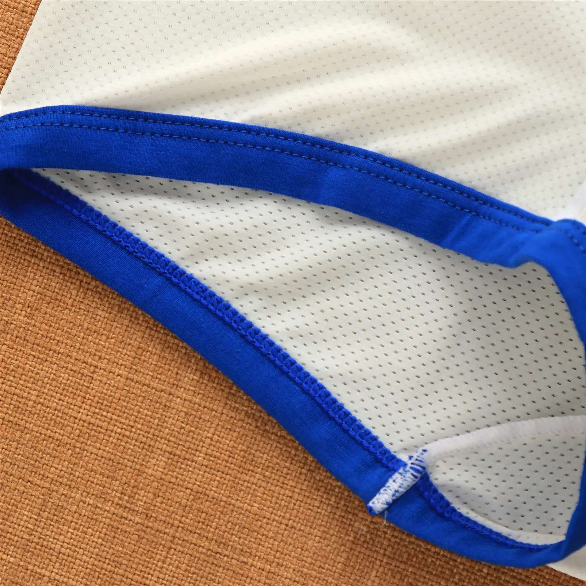Men's mesh panties low waist fashion breathable mesh nest letter youth boxers
