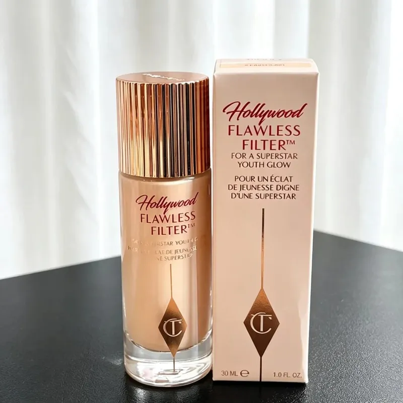 Charlotte Tilbury Liquid Contour Featherlight & Serum Foundation Luminous&Cream Blush Velvety αδιάβροχο, απαλό ανακατεμένο μακιγιάζ