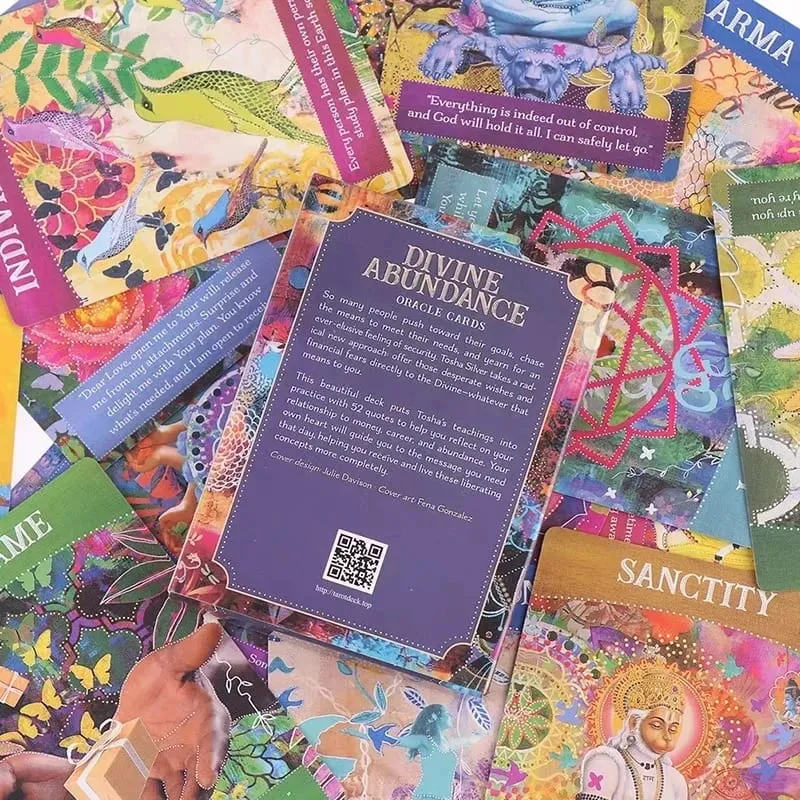 Divine Abundance Oracle Deck Αγγλικά Επεξήγηση Oracle Tarot Card For Divination Fate Beginners Tarot D — image 3