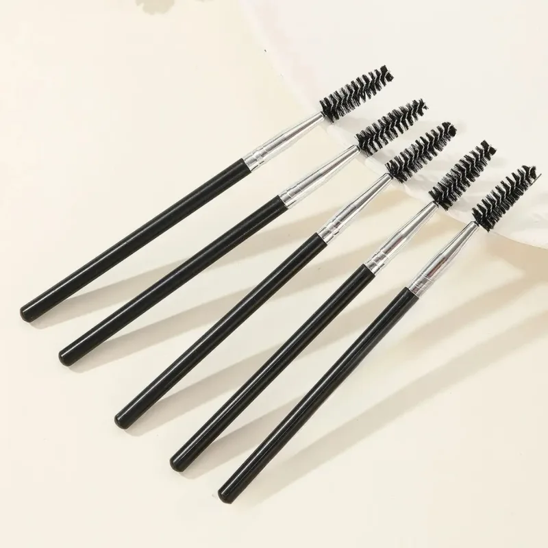3/5/10pcsoft escova de sobrancelha escova de cílios profissional contorno olho sobrancelha delineador pincéis de maquiagem olhos mistura pincéis cosméticos — image 8