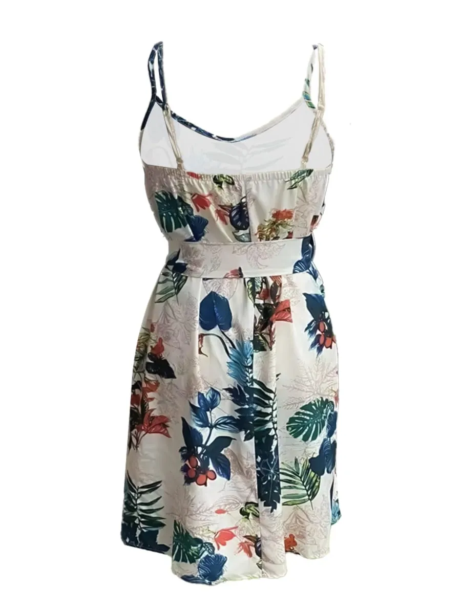A Bohemian-Style Women's Belt Dress Suitable for Vacations and Outdoor Activities Comfortable and Fashionable. — image 6