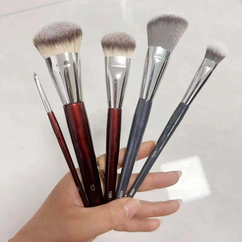 5/7 τμχ/σετ Bevel Blush Brushes Makeup Eye Make UP Brush Concealer Lid Crease Shader Blender Shimmer 506 Contoured Foundation — image 3