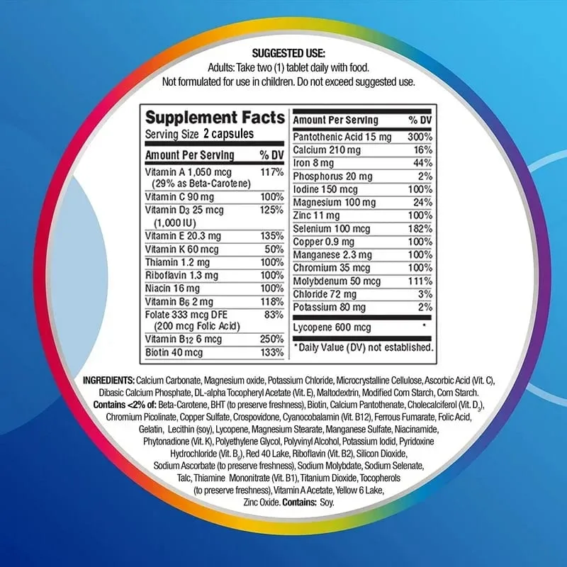 Multivitamin- és ásványianyag-kiegészítők energia-támogató izomtömeg Immunrendszer Antioxidánsok és táplálék-kiegészítők — image 4