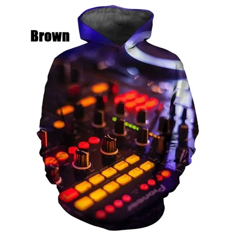 Bagong Fashion 3D Print DJ Pattern Hoodies Para sa Mga Kaswal na Pullover Sweatshirt Mga Tops ng Panlalaking Streetwear Oversized Hoodies Ropa Hombre — image 5