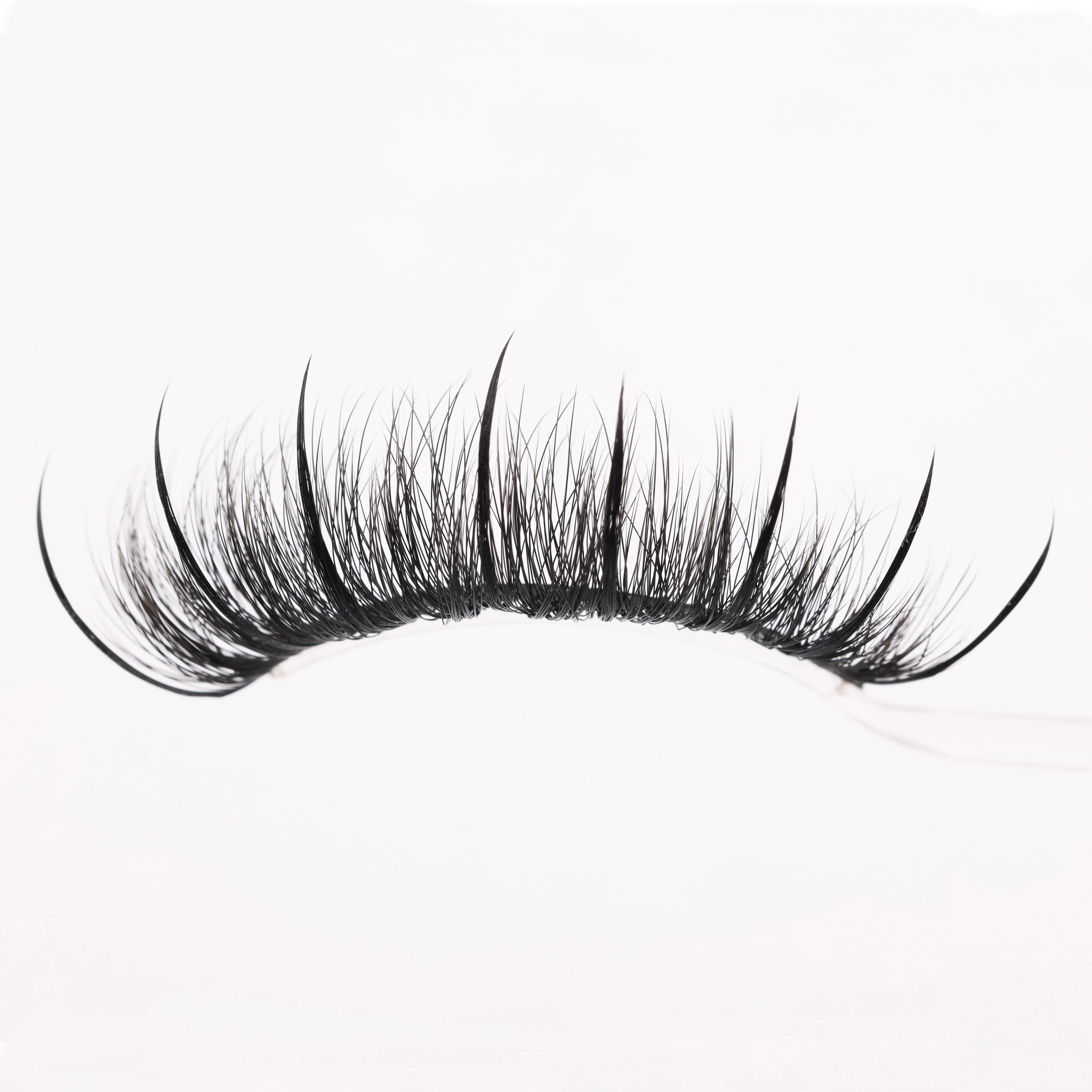 Wet Lash Spikes Volume Fluffy Full Strip Lashes Αξεσουάρ Μακιγιάζ Faux Mink Eye Lashes Πωλητής Wet Manga Lashes Ψεύτικες βλεφαρίδες — image 3