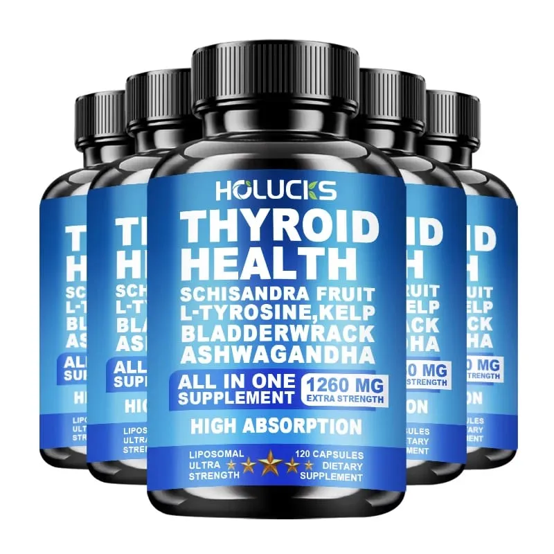 Advanced Thyroid Wellness Capsules with Schisandra Ashwagandha Kelp Improve Metabolism Focus & Whole-body Vitality Immune — image 12