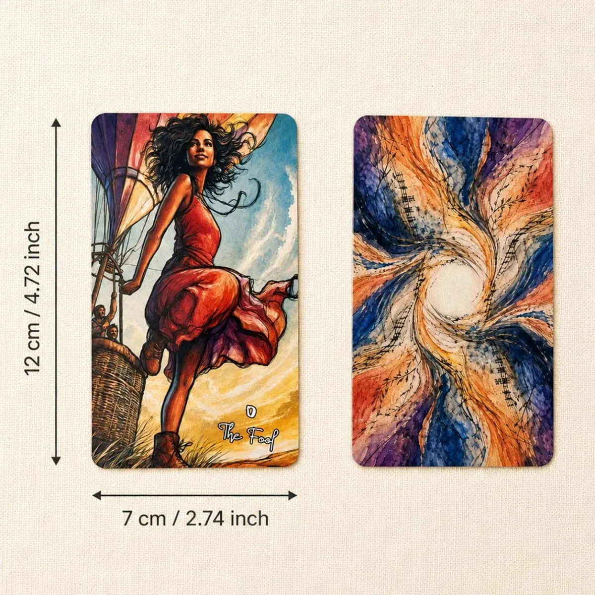 78-Card Living Arcana Tarot Deck 13x8 Cm Includes Paper Manual Explore Ancient Patterns in Modern Life Card Game Set — image 6