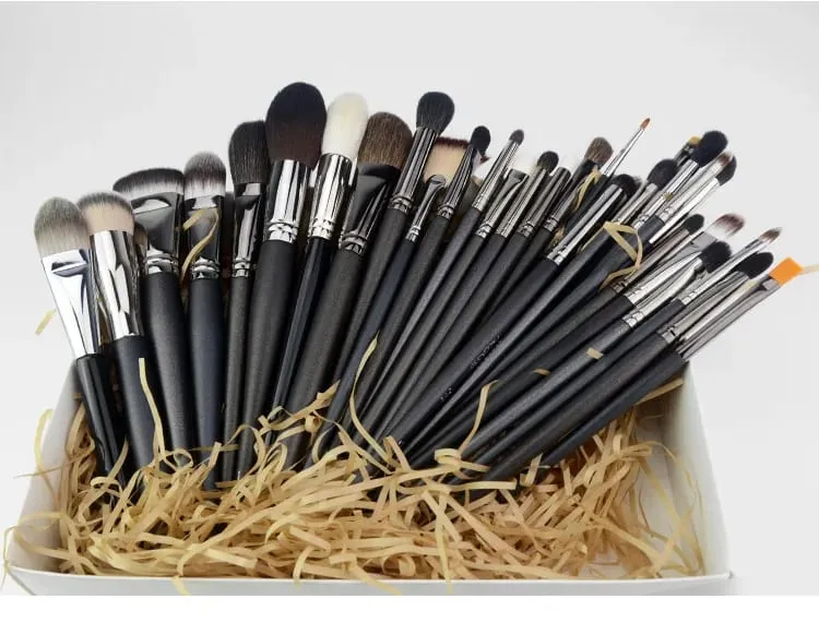 1 יחידות מברשות איפור מסדרת Pro P Powder Foundation מברשת איפור צללית כלים קוסמטיים פרטי עיניים Brow Highlight Concealer