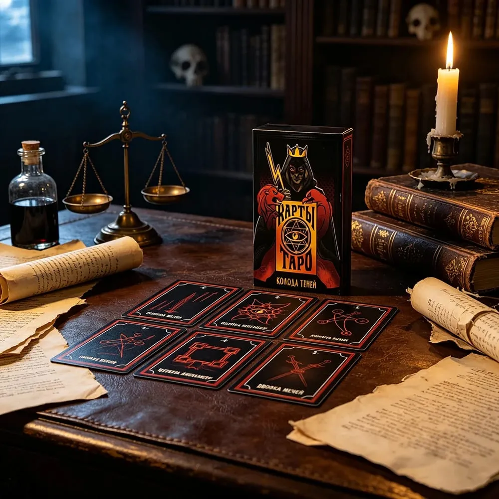 Ρωσική έκδοση Κάρτες Ταρώ A 78 Τράπουλες Fate Divination Cards Παιχνίδι Επιτραπέζιο παιχνίδι με οδηγό για αρχάριους Δώρα αποκριών — image 2