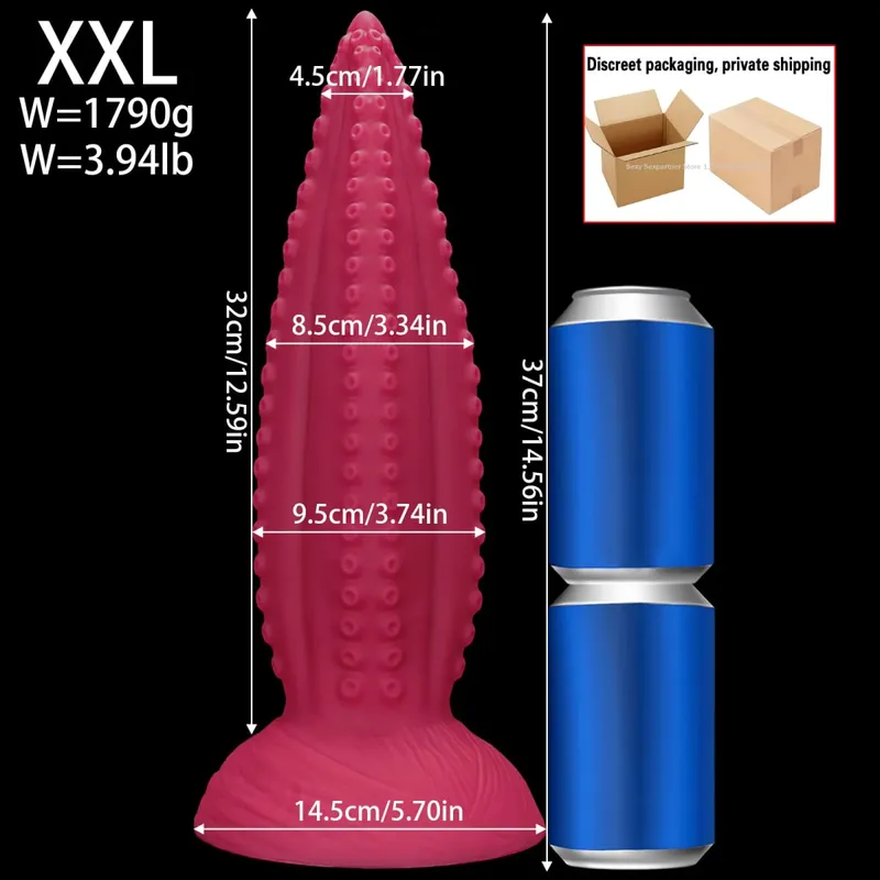 66cm Super Long Huge Anal Plug Big Thick Butt Plugs Training Anal Dilator Toy Prostate Massager Adult Anal Sex Toy For Women Men — image 18