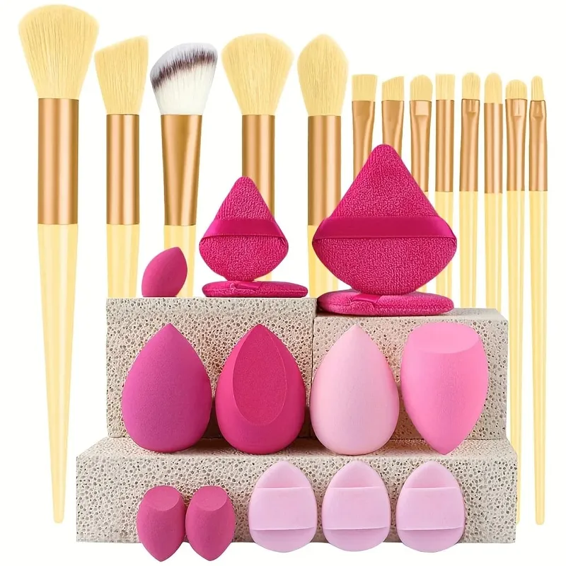 Makeup Brushes 8-29Pcs Makeup Kit Professional Women Cosmetic Soft Powder Brush Eyeshadow Foundation Full Set Travel Beauty Tool — image 19