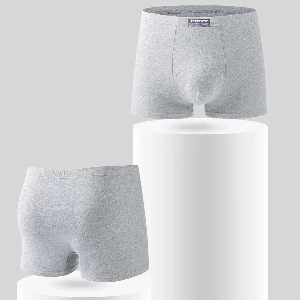 4Pcs Men's Underpants Breathable Cotton Men's Briefs 3D Cutting U Pouch Design Boxer Men Soft Touch Man Underwear — image 2