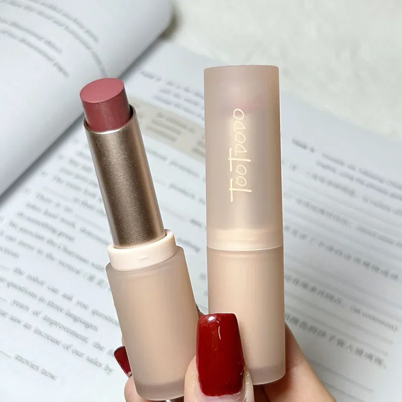 Toot Dodo Matte Lip Mud Cool Brown Χαμηλού κορεσμού Αδιάβροχο μακράς διαρκείας ομιχλώδες μακιγιάζ χειλιών