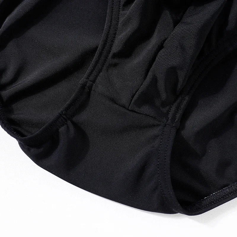 Men's Summer Ice Silk Mesh Briefs Quick Dry U-Pouch Separated Crotch Breathable Underwear Triangle Design for Comfort — image 20