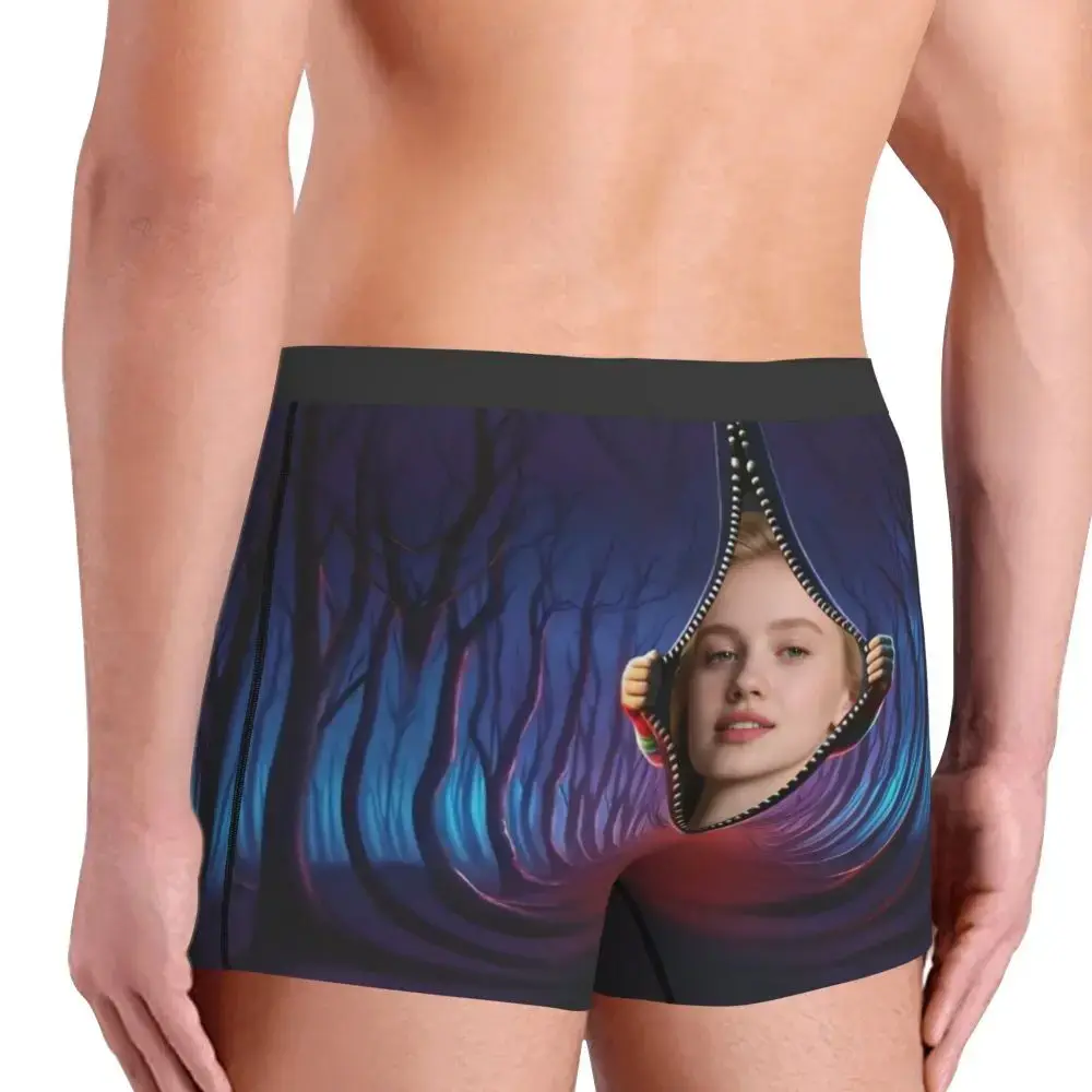 Custom Face Photo Boxers Shorts Men's For Husband Valentine's Birthday Gifts Personalized Briefs Underwear Fashion Underpants — image 5
