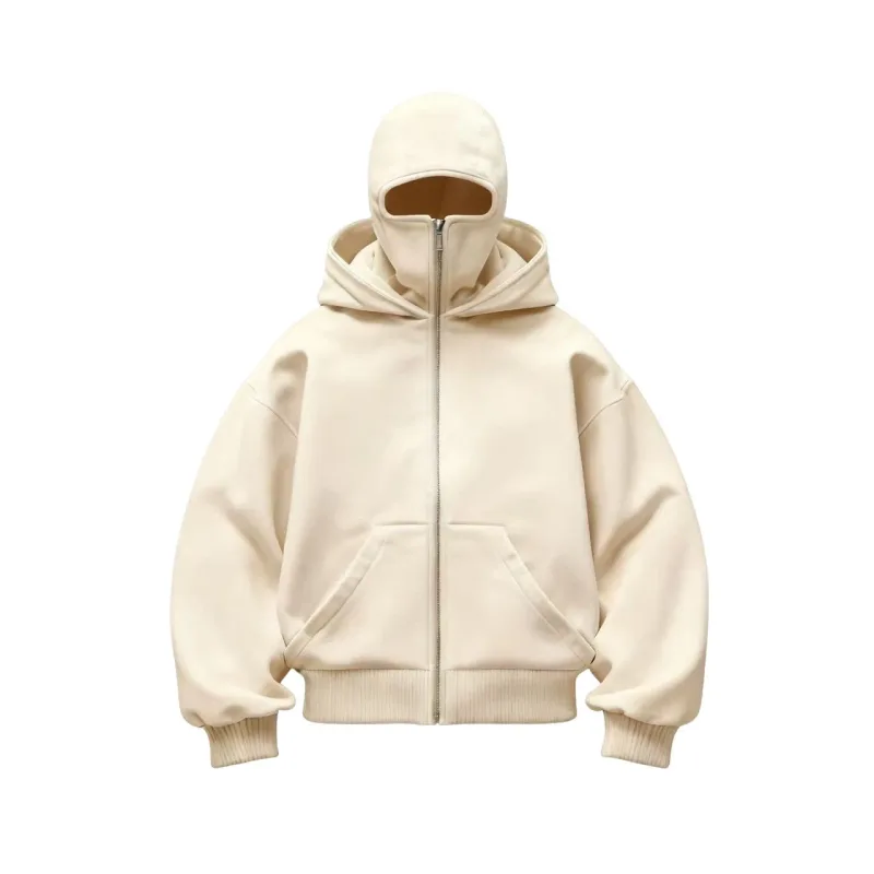 Men's and Women's Berets - Rock Style - Fall/Winter Collection - New Product - Double-Layered Hooded Sweatshirt - Zipper Jacket — image 10