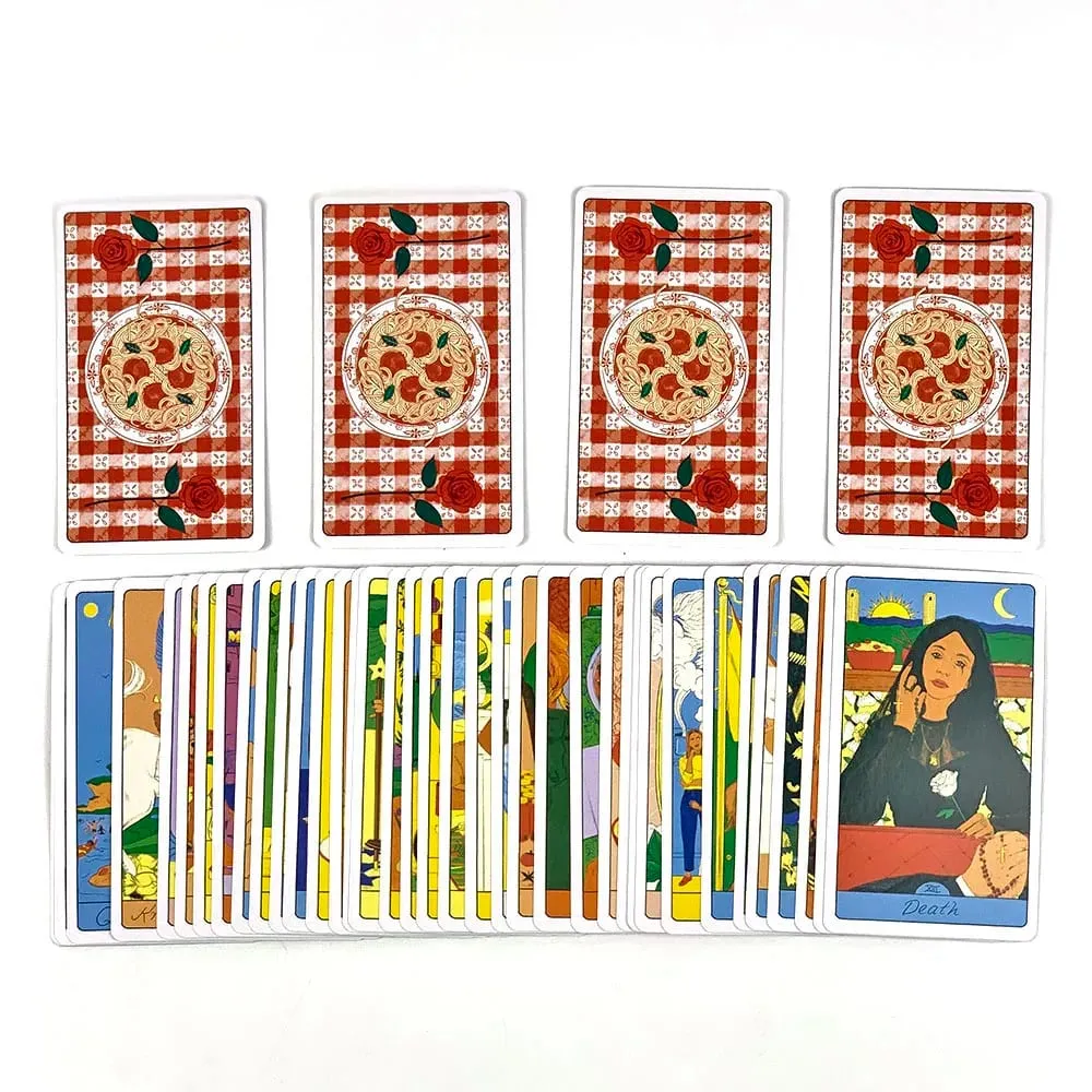 Νέες κάρτες Ταρώ A 78 Exquisite Deck Prediction Divination English Visions Cards Tarot Family Gathering Παιχνίδι για πάρτι