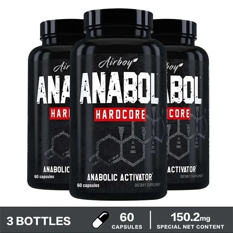 Συμπλήρωμα Anabol Hardcore - Αναβολικά Συμπληρώματα Μυϊκής Δόμησης που προάγουν τη σύνθεση μυϊκής πρωτεΐνης και αυξάνουν τη δύναμη — image 10