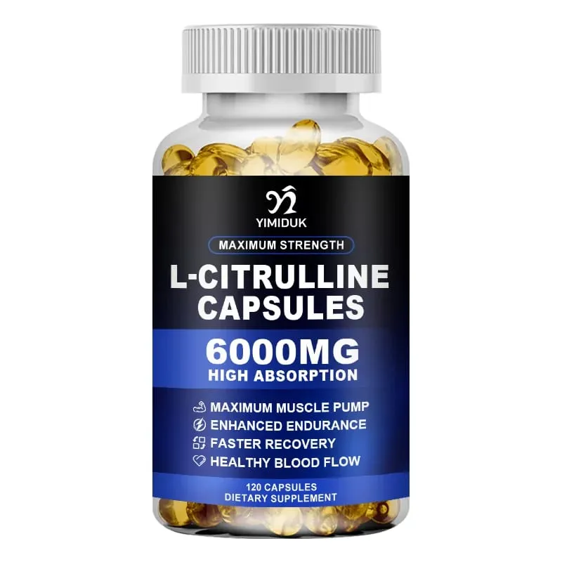Κάψουλες L-Citrulline Μέγιστης Αντοχής Υποστηρίζουν τα Αιμοφόρα αγγεία Αντοχή Μυϊκό Πόνο για Bodybuilding & Προπόνηση Ενδυνάμωσης — image 8