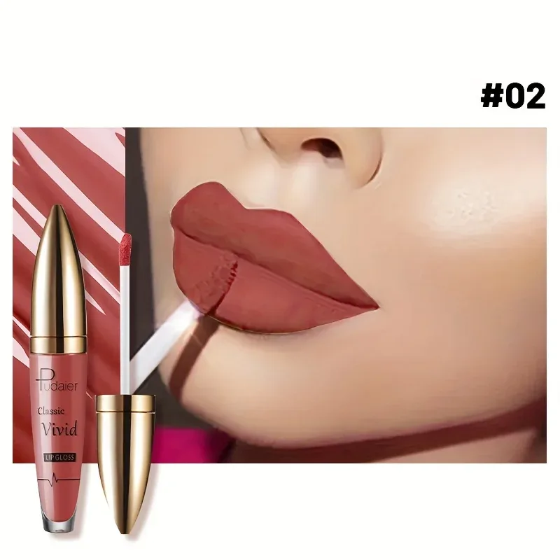 High Pigmented Matte Lip Glaze - Long-lasting Smudge Proof Liquid Lipstick Makeup Δώρα για την Ημέρα του Αγίου Βαλεντίνου Δώρο για την Ημέρα της Γυναίκας — image 10