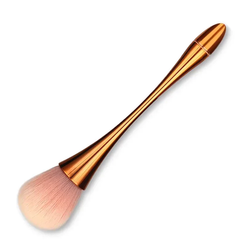 Pincéis de maquiagem profissional, pó de ouro rosado, blush, cabelo macio, limpador de pó grande para unhas, ferramenta de beleza cosmética para manicure — image 11
