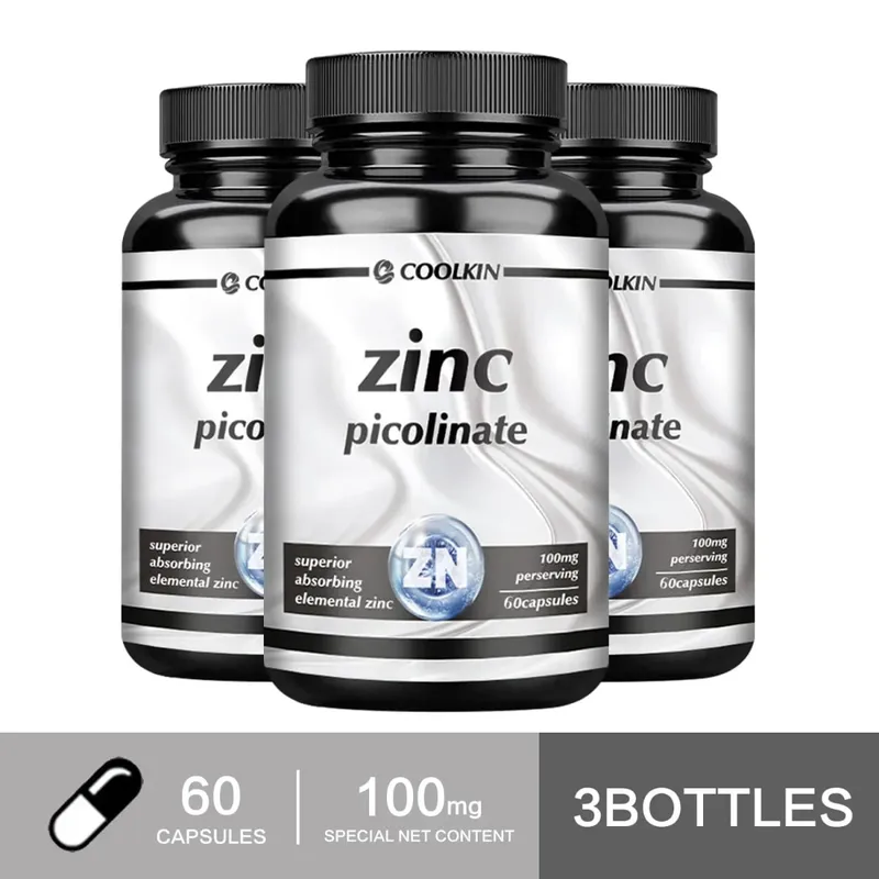 Zinc Picolinate Capsules - Boosts Immune Support Sleep & Energy