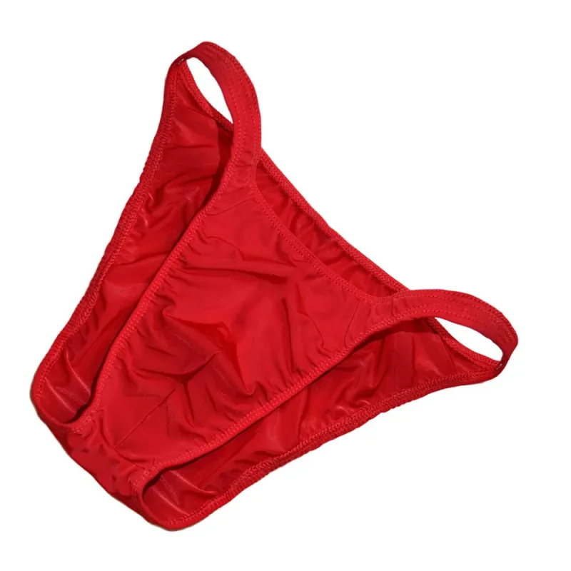 Ice Silk U Pouch Men Underwear Low Waist Bulge Briefs Male Seamless Bikini Slips Hombre Breathable Exotic Lingerie — image 4