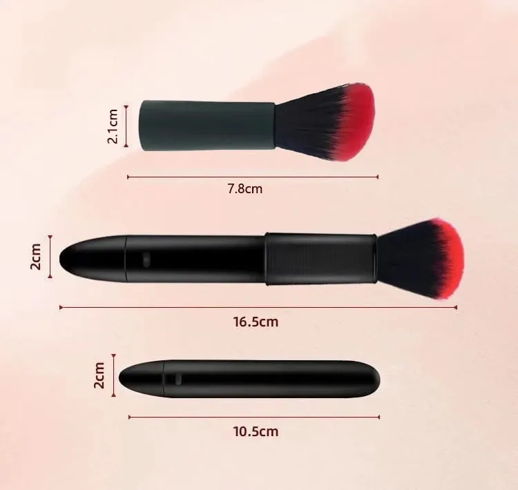 Electric Loose Powder Brush Multifunctional Quick Makeup Brush Blush 10 Gears Vibration Rechargeable Brush Tools — image 6