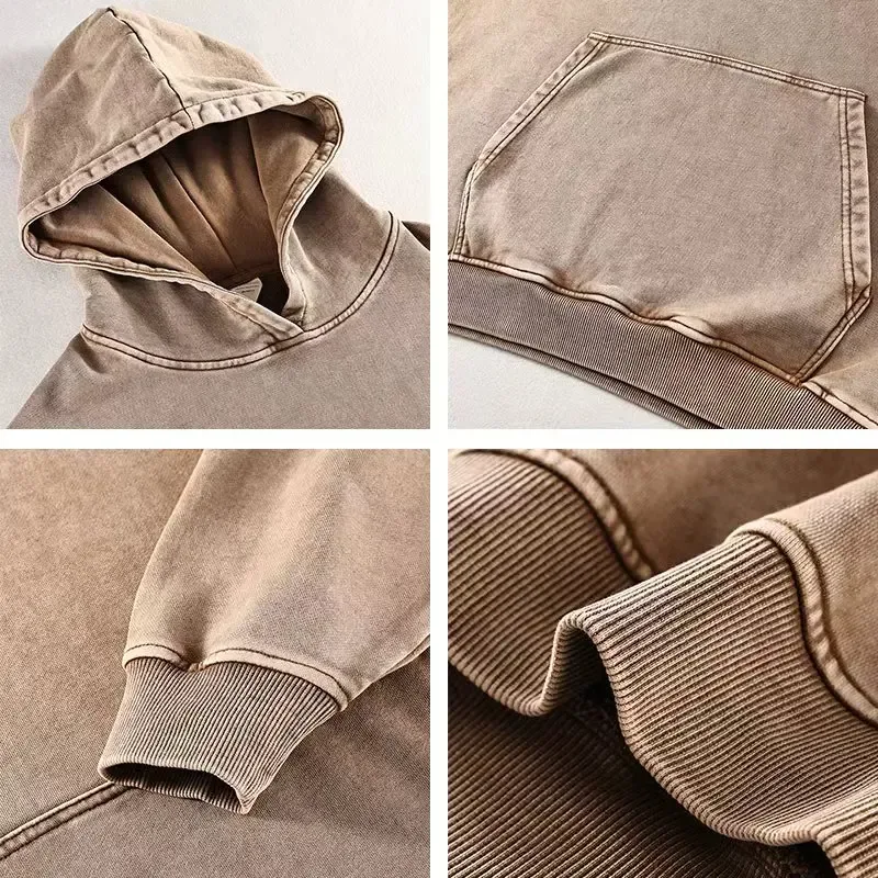 Anime Levi Hoodies Vintage Washed A-Attack on Titan Hoodie Casual Manga Yeager Eren Kapuzenpullover Titan Attack Pullover — image 15