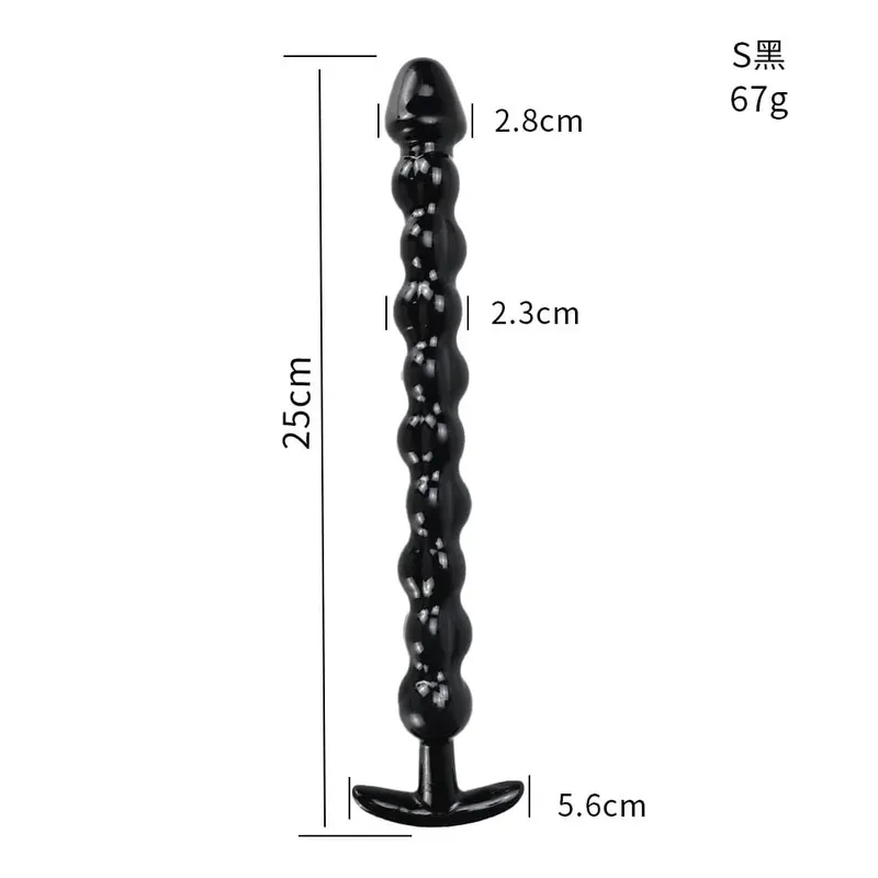 40cm Glass Dildo Artificial Penis Dick Crystal Anal Bead Butt Plug Prostate Massage Masturbate Sex Toy For Adult Women