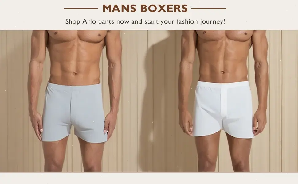 Men's Ice Silk Boxers Shorts Large Size Underwear Man Mid Waist Loose Arrow Pants Boy Home Pajamas Underpants Breathable Panties — image 3