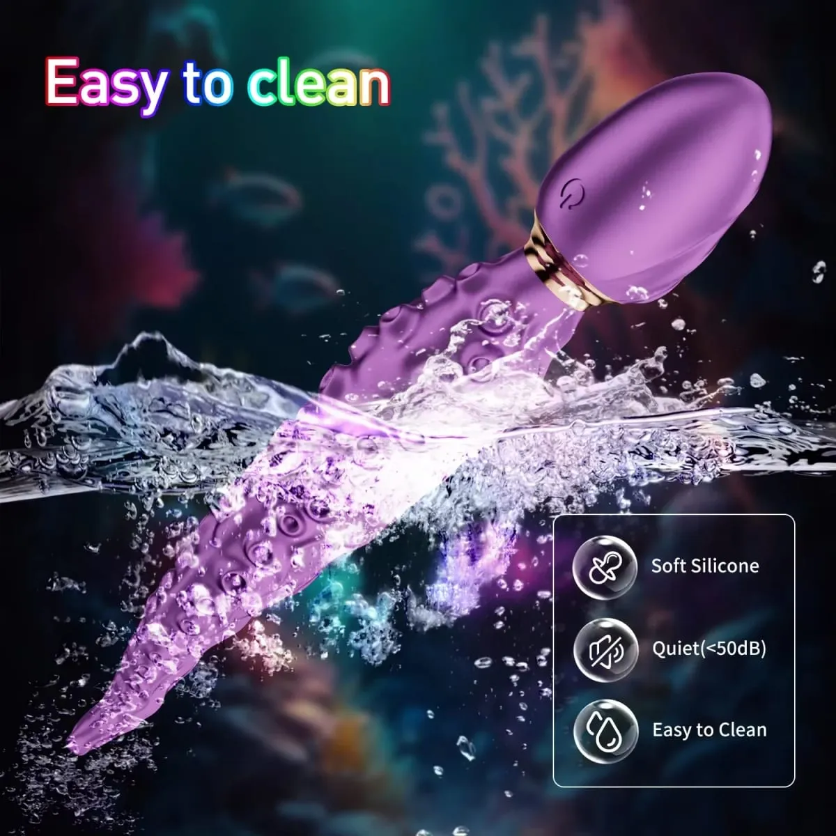 Περιστροφή 360° Δονούμενο τέρας Dildo Octopus Tentacle Clitoris Spot G-Spot Δονητές Θηλής Διέγερση Θηλών Παιχνίδια σεξ για ενήλικες γυναίκες — image 5