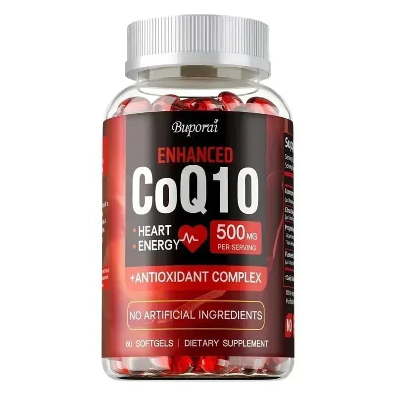 קפסולות CoQ10 בספיגה גבוהה - תמיכה נוגדת חמצון לבריאות הלב והאנרגיה של המוח