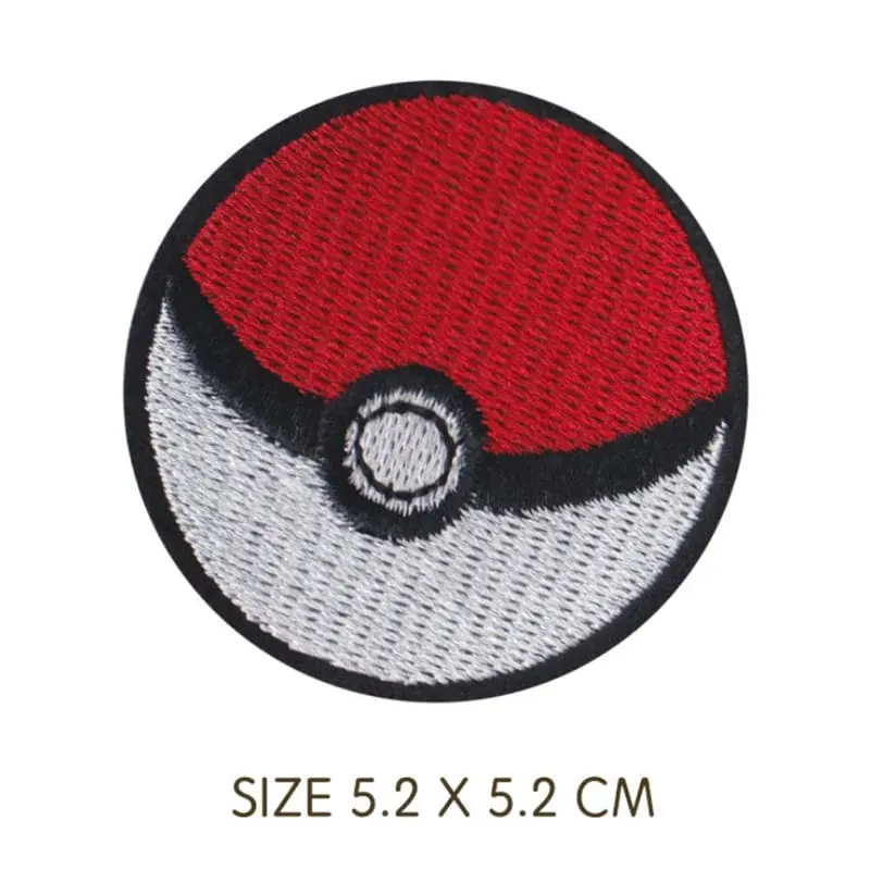 Επίθεμα υφάσματος Pikachu Αυτοκόλλητα ρούχων Ράψτε σε μπαλώματα κεντήματος Απλικέ σίδερο σε ρούχα Cartoon DIY διακόσμηση ενδυμάτων — image 19