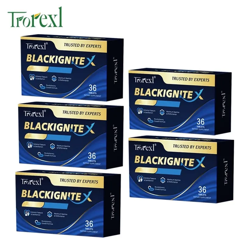 BlackIgnite X Tablets Oyster & Ginseng Supplement Enhancer Strength Extended Activity for Confident Performance — image 11
