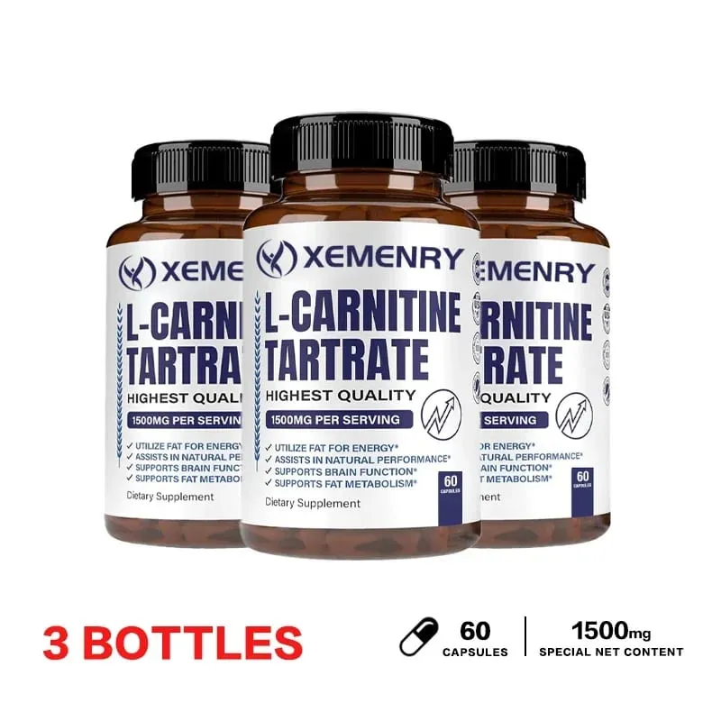 L-Carnitine Capsules - Supports Memory Concentration Fat Metabolism Energy Metabolism Brain Health for Men and Women — image 10