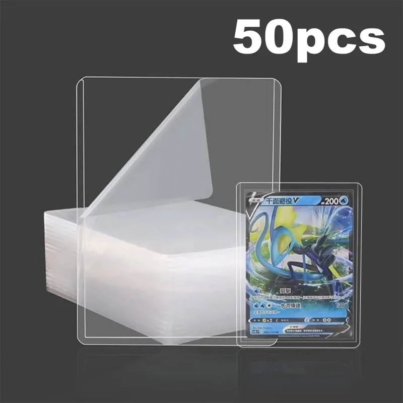 25-100 τμχ 3" x 4" Σκληρό μανίκι κάρτας Clear Anti Scratch Protector για παιχνίδια Pokemon Sports Card Trading Protect Toploaders — image 8