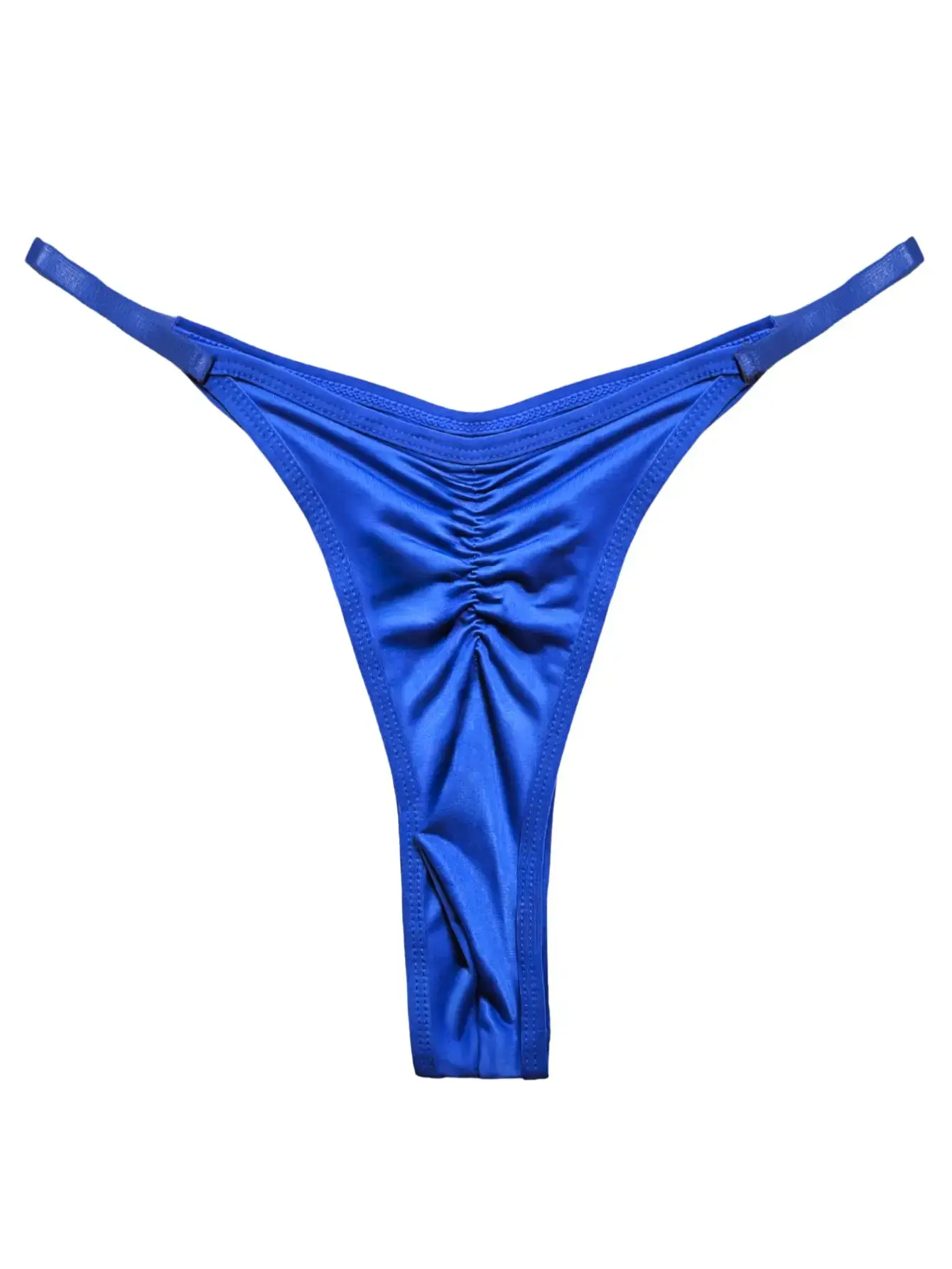 Men's Casual Ruched Thong 1 Piece, Ultra-Thin Breathable Cool Soft Everyday Men Underwear High Slit Sexy Cool Men's Underwear — image 8