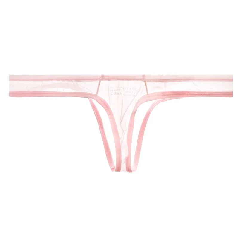 Ultra Thin Sheer Briefs Men Underwear Cooling Knickers Low Rise Bulge Pouch Underpants Soft Mesh Panties Male Thong Pants — image 16
