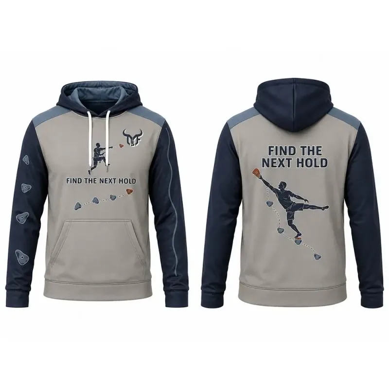 Bouldering Sport Grappling Point Print Hoodie Men's And Women's Outdoor Sport Pullover Autumn Casual Training Sports Sweatshirt β image 2
