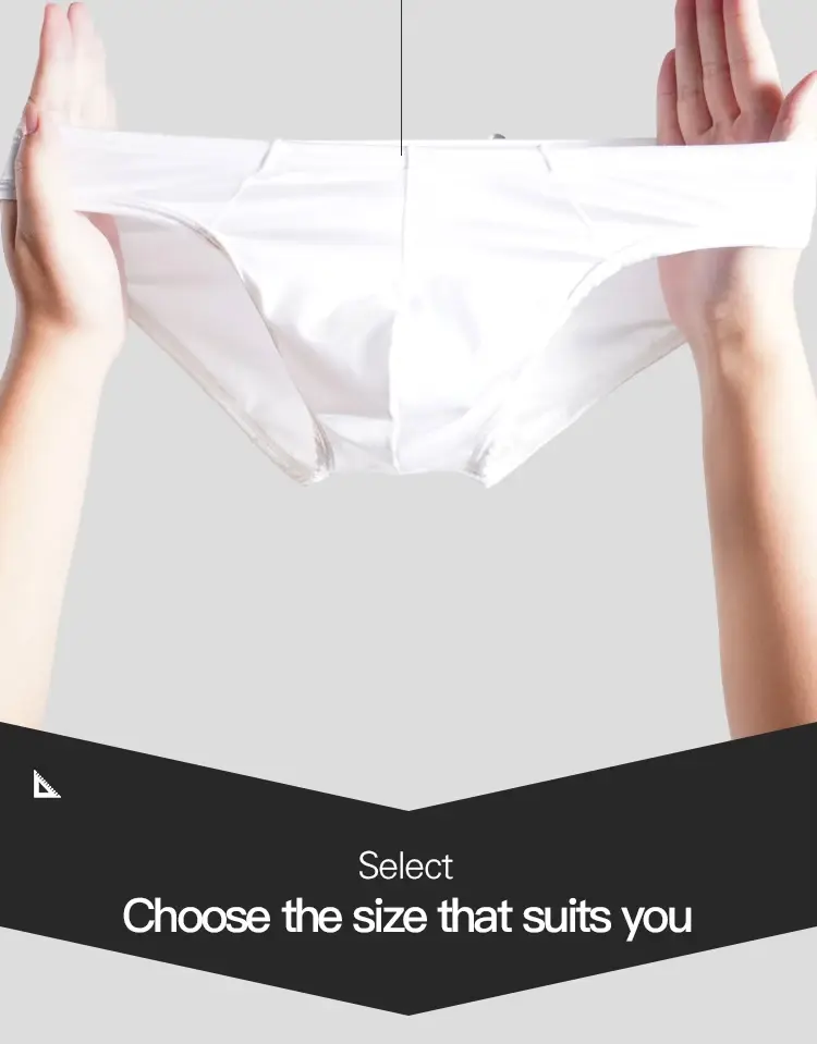 1/3Pcs Satin Nylon Men's Briefs Skin-friendly Breathable Mens Underwear Panties Large Crotch Pouch Man Bikini Underpants Briefs — image 10