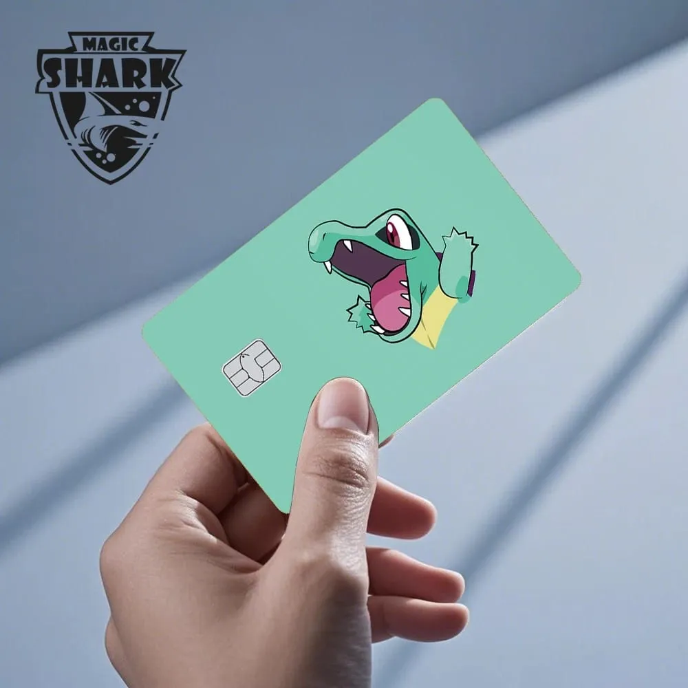 Maigc Shark Cute Pokemons Mewtwo Eevee Pikachu Gengar Sticker Film Cover for Debit Credit Card No Fade — image 6