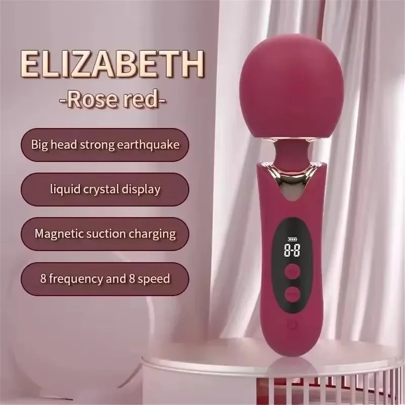 Powerful Large AV Magic Wand Vibrators Stimulation G Spot Nipple Clitoral Massager Vaginal Female Masturbator Sex Toys — image 8