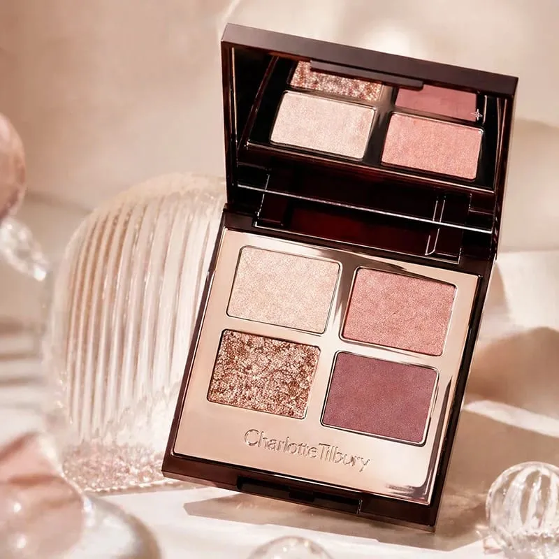 Σετ μακιγιάζ CT Highlighters Lip Blam 4 Color Eyeshadow Palette Lip Gloss Lip Blam Σετ μαξιλαριού Talk Φυσικά καλλυντικά μακράς διαρκείας