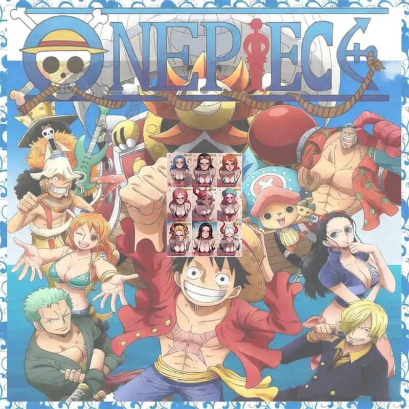 Anime One Piece Diy Color Flash Cards Hancock Perona Nami Robin Yamato Collection Cards Christmas Birthday Gifts Children's Toys — image 12