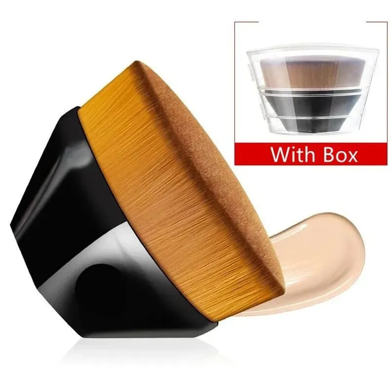 Novo pincel mágico de maquiagem beleza pó rosto blush pincéis portátil profissional escova de fundação grande cosméticos base macia compõem — image 8
