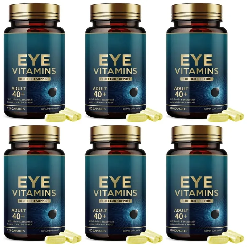 Κάψουλες Eye Vitamins Blue Light Support με λουτεΐνη & ζεαξανθίνη για 40+ Υποστήριξη υγείας της ωχράς κηλίδας για άνδρες γυναίκες 120 κάψουλες — image 12