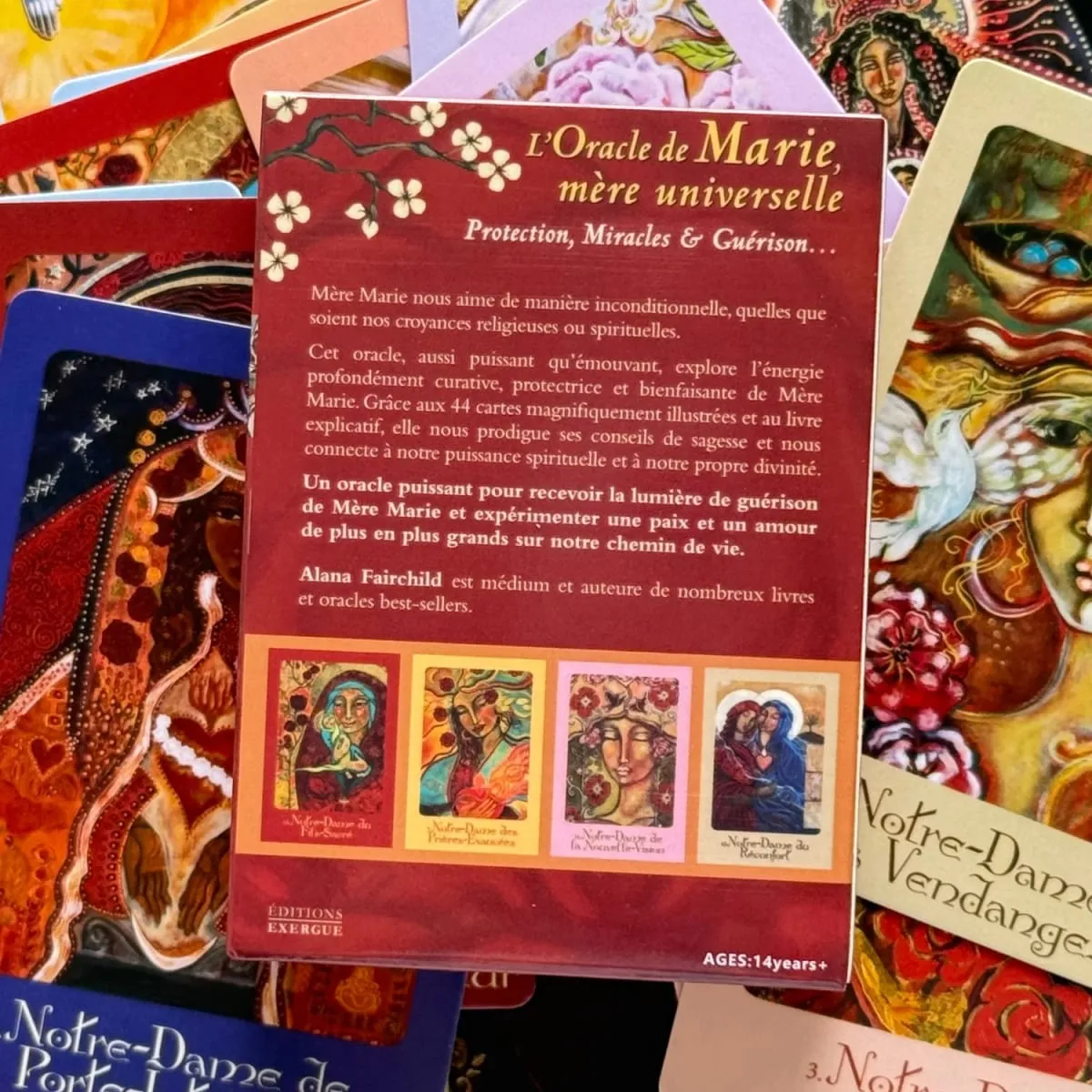 L'Oracle De Marie Mère Universelle Versão Francesa Milagres de Proteção e Guérison Oracle Deck 44 Jogos de Tabuleiro — image 6